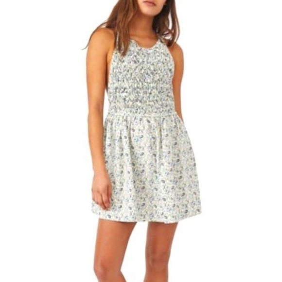 NWT Free People Petunia Floral Mini in Tea Combo, size S - Picture 2 of 11